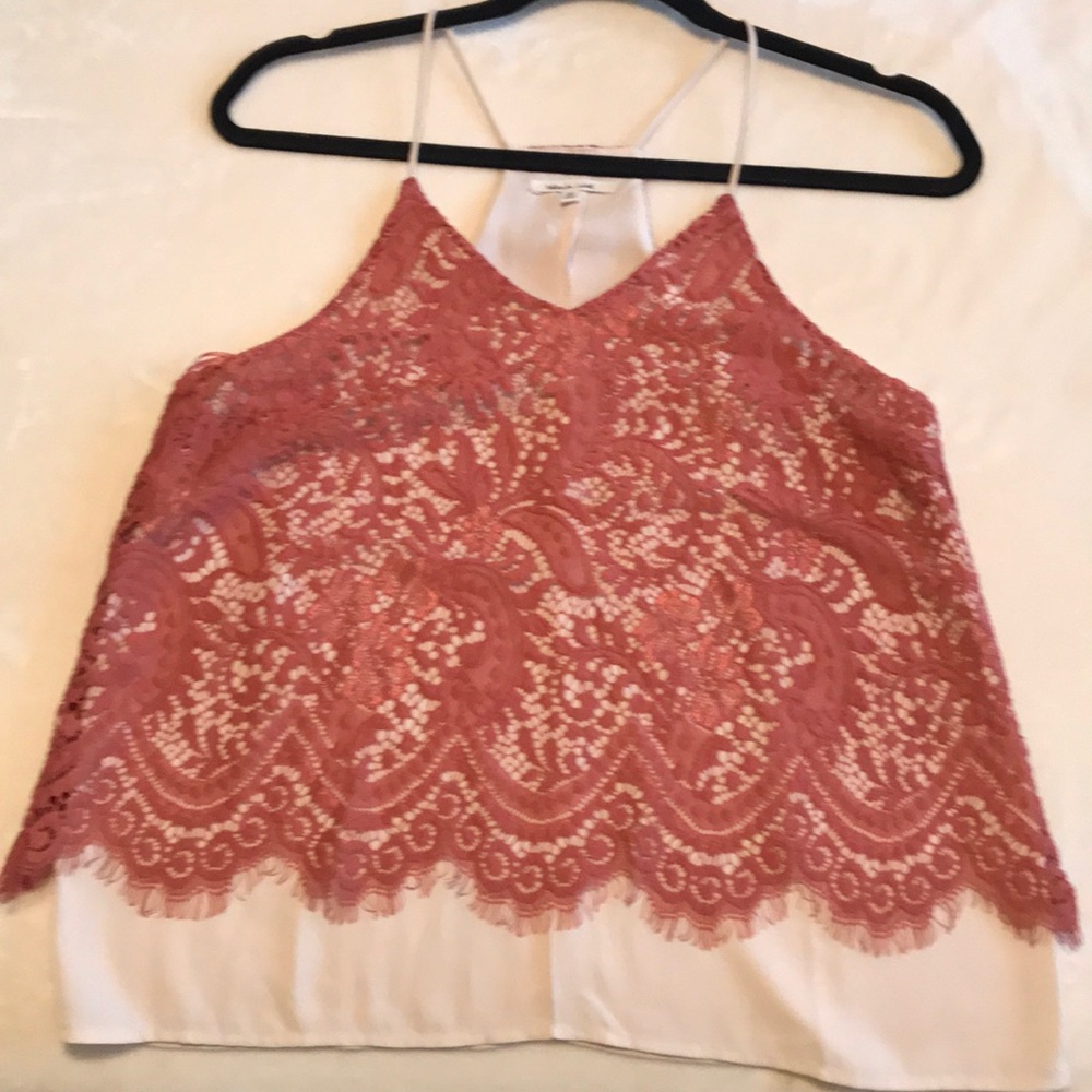 Lace tank top